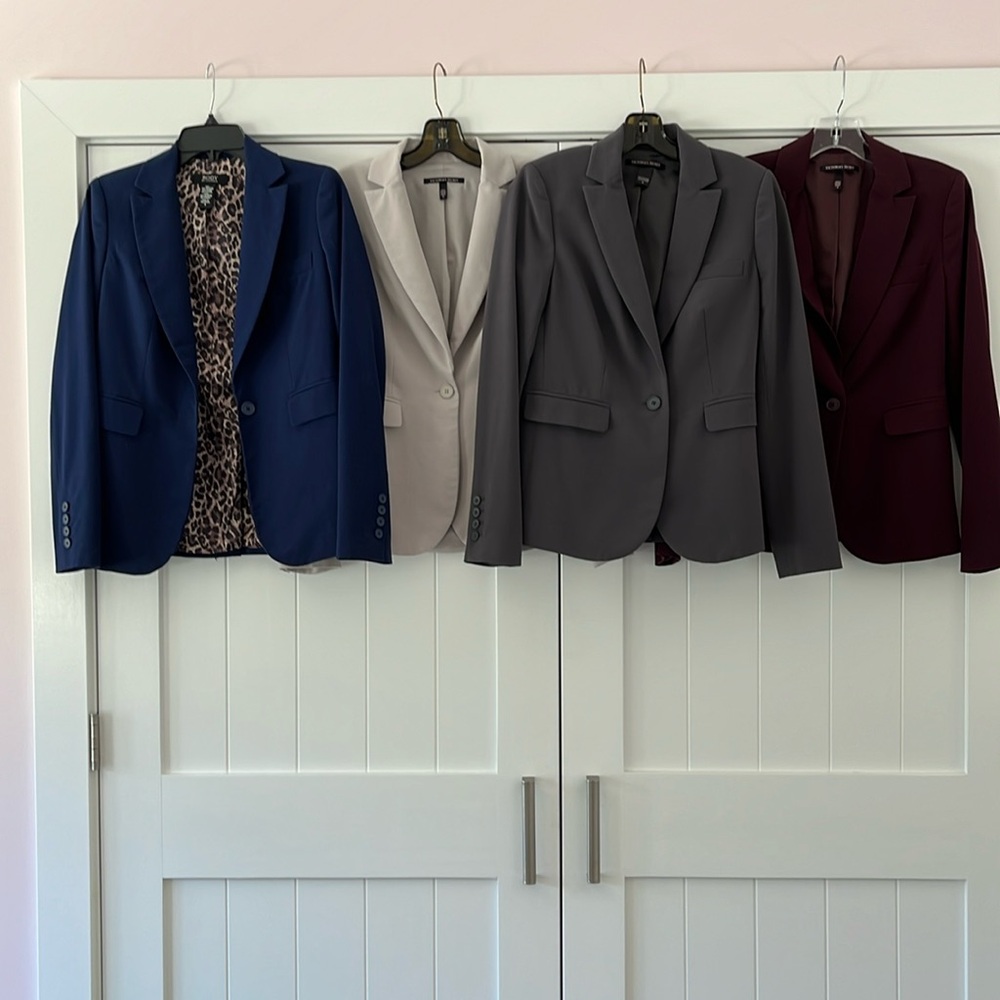 Set of four women’s blazers
